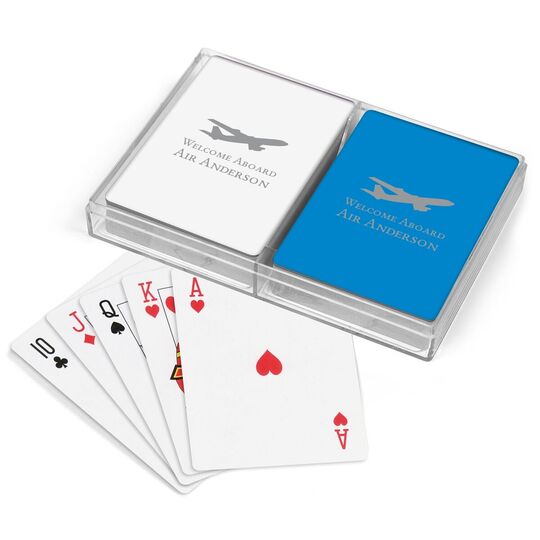 Jumbo Airliner Double Deck Playing Cards